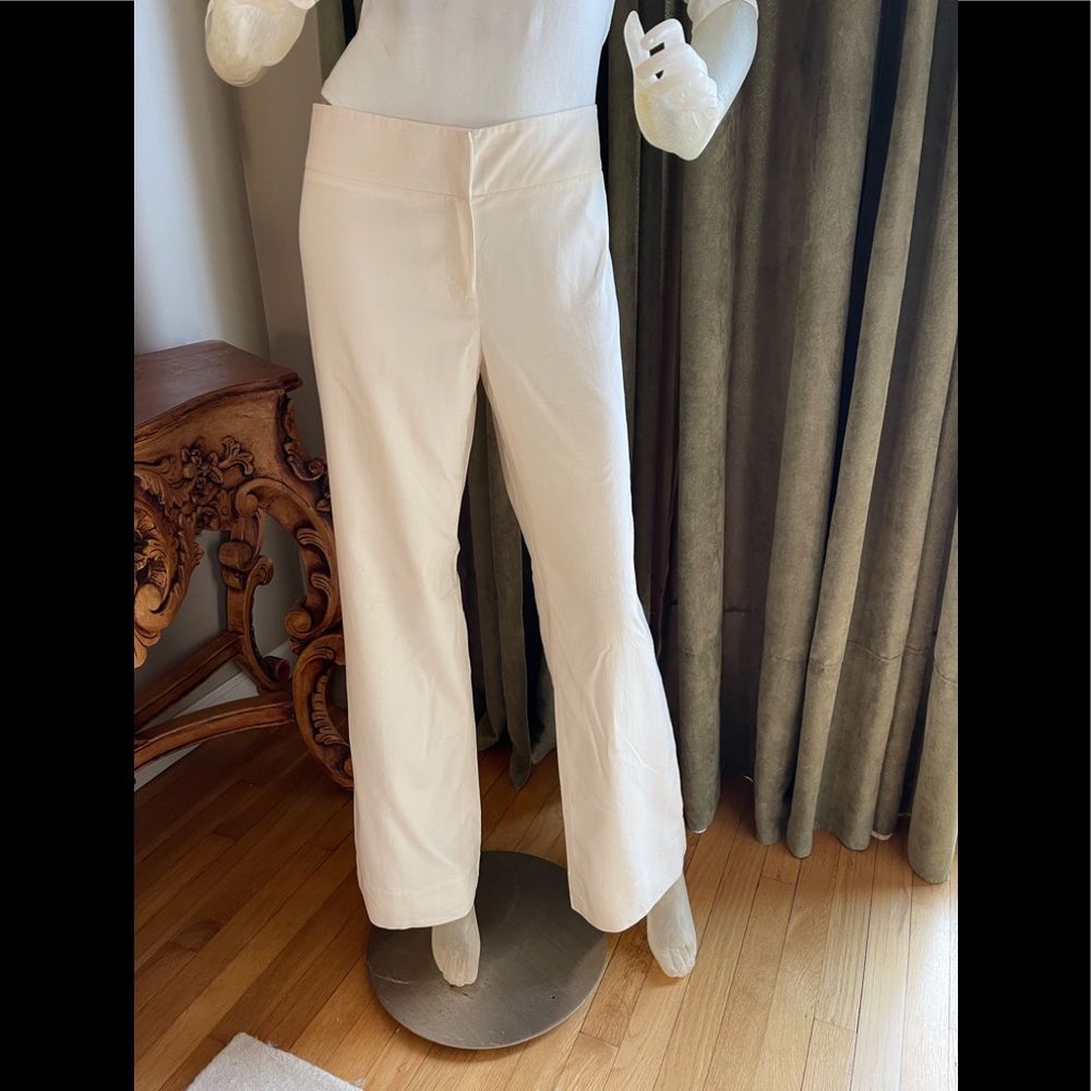 Lightly worn INC off white wide leg pants size 8